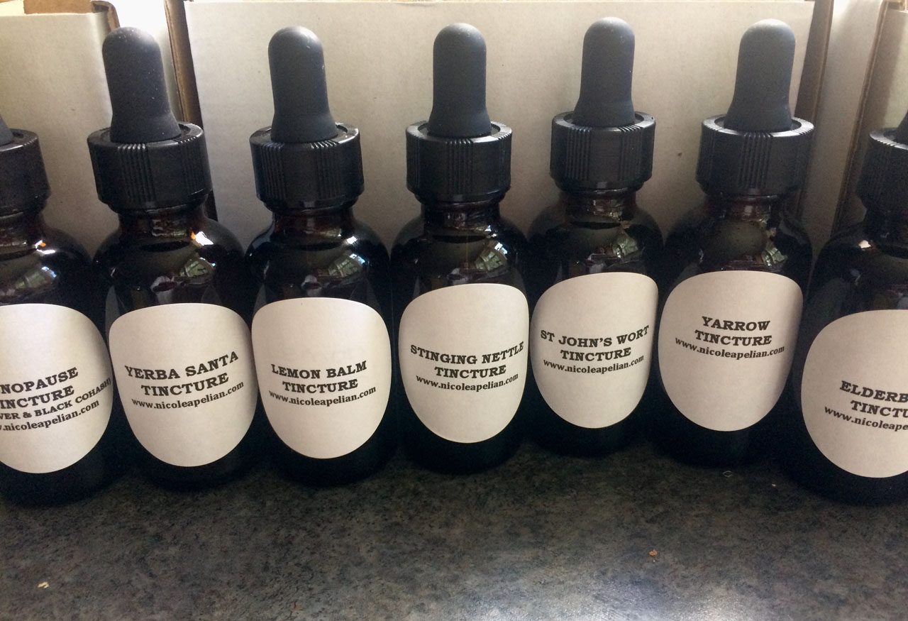 nicole apelian's herbal tinctures