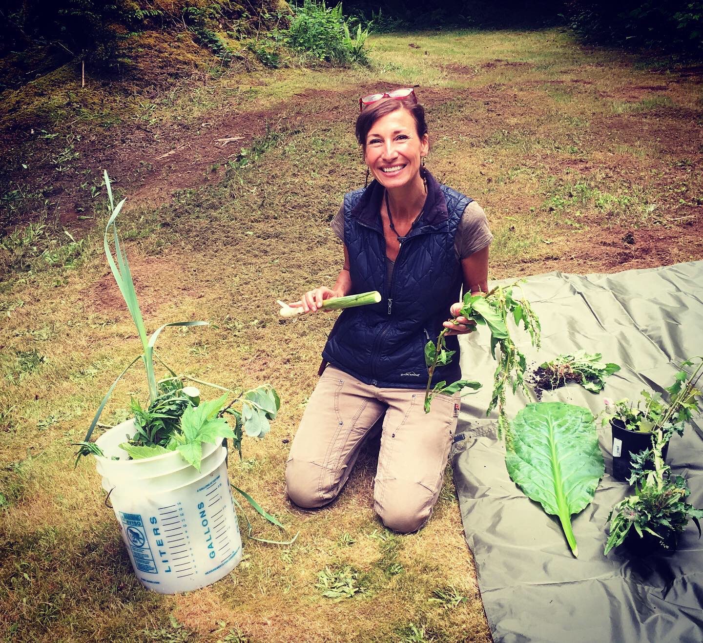Nicole Teaching Foraging Wild Edibles