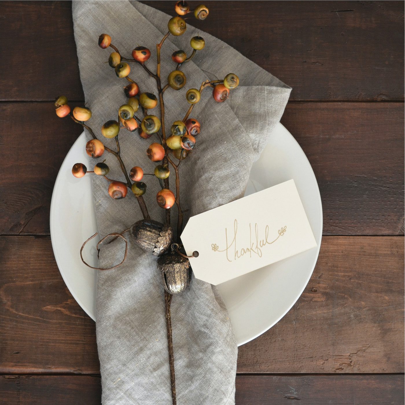 thankful thanksgiving table setting