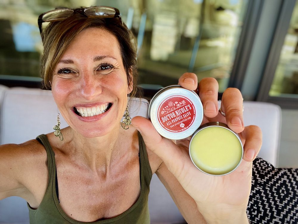Nicole Apelian Holding All-Purpose Salve Nicole Apelian Holding All-Purpose Salve