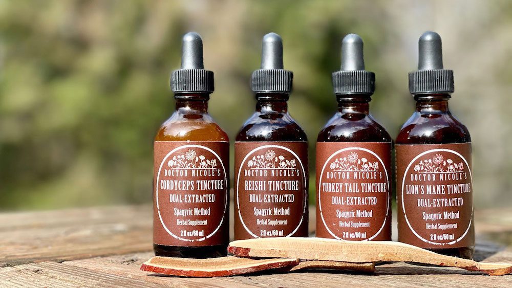 Mushroom-FOURTress-Bundle Nicoles Apothecary Bronchial Blend tincture