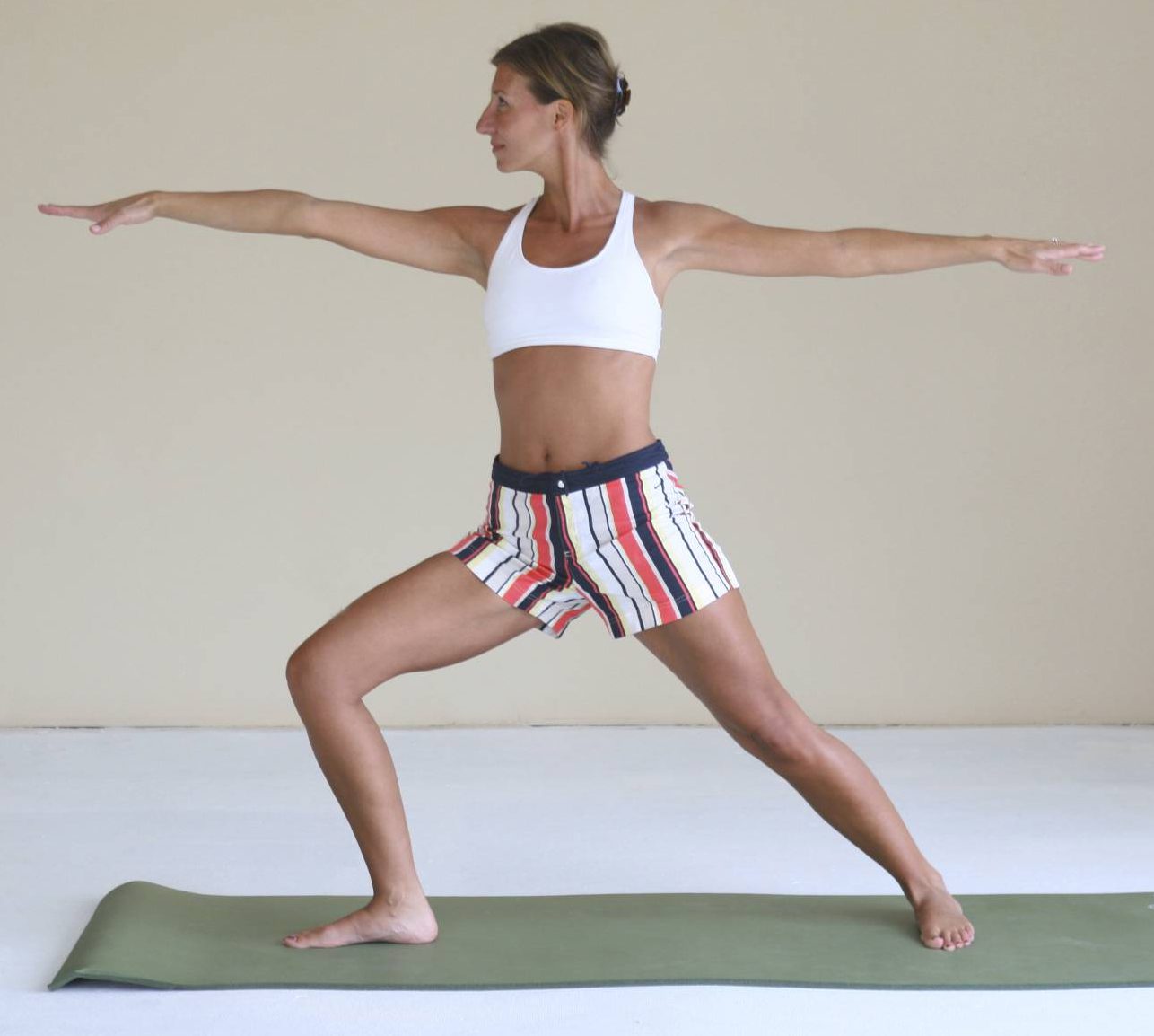 Nicole Apelian warrior pose