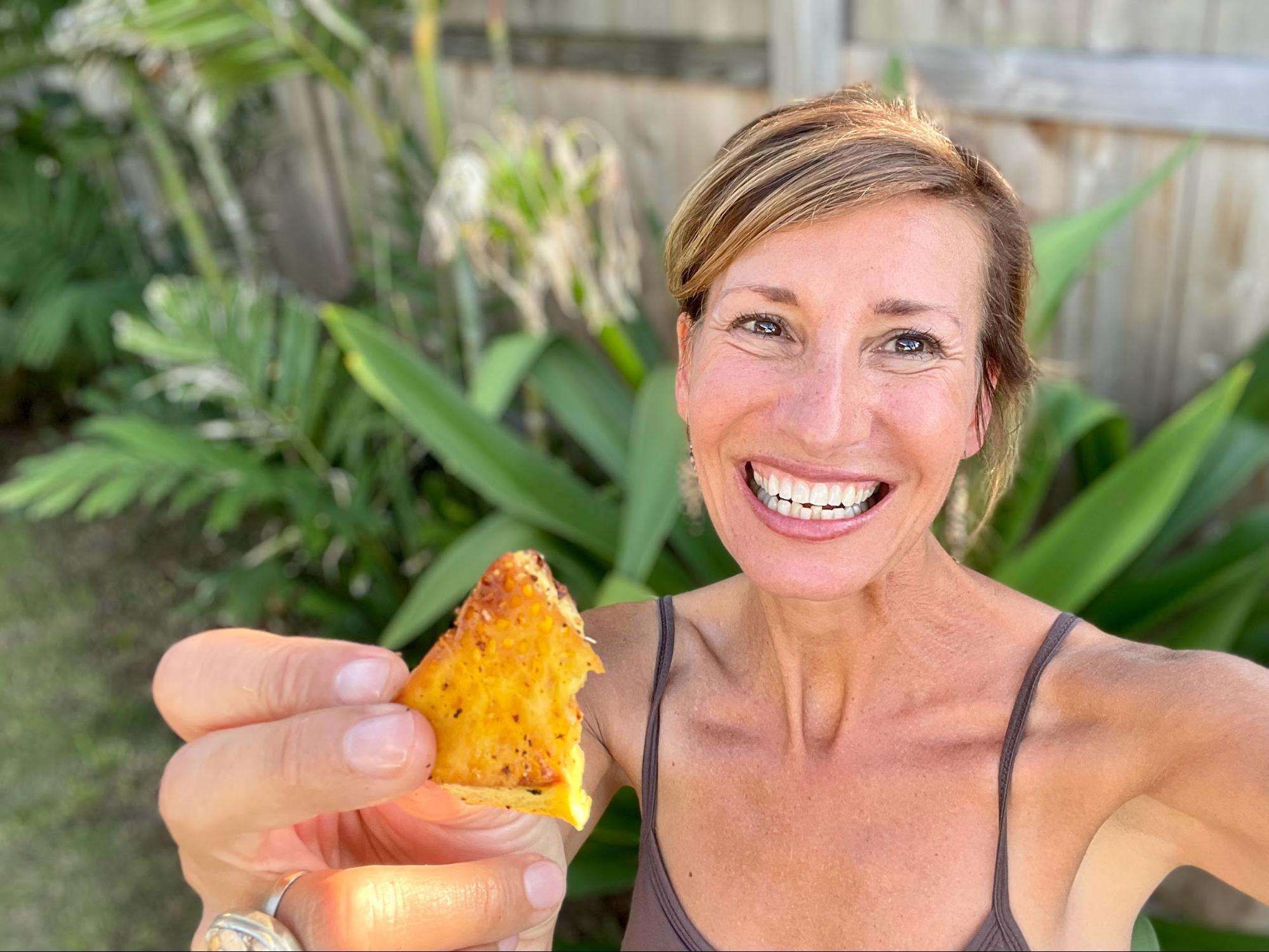 Nicole Apelian with a snack Are Seed Oils Bad For You? Separating Fact From Fiction