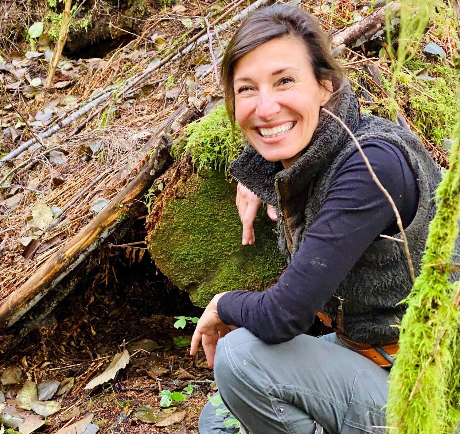 Nicole Apelian exploring nature