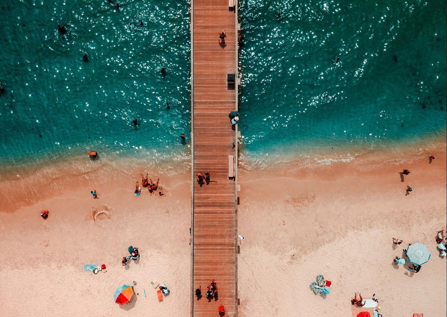 Nicoles Apothecary Bronchial Blend tincture beach boardwalk overhead view